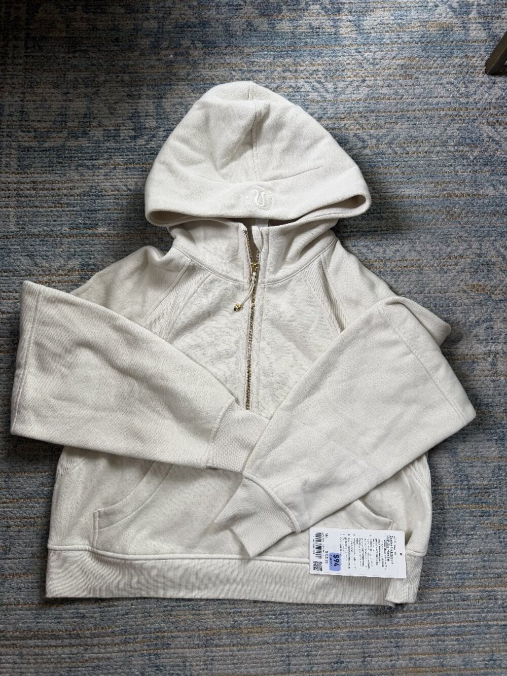 Scuba Oversized Half-Zip Hoodie